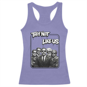 Vintage African American Heroes Racerback Tank Top They Not Like Us TS12 Violet Print Your Wear