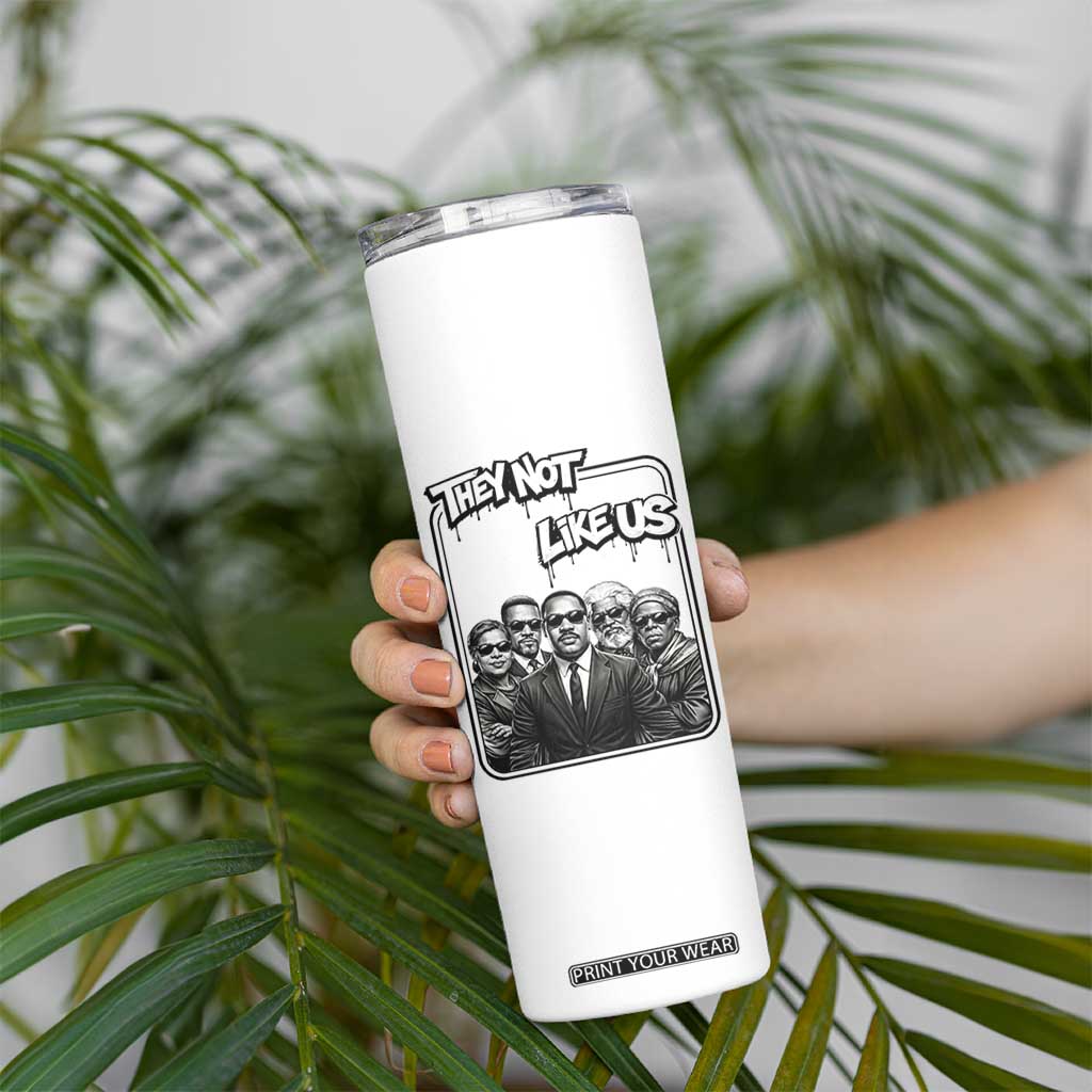 Vintage African American Heroes Skinny Tumbler They Not Like Us TS12 Print Your Wear