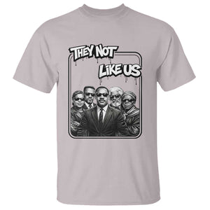 Vintage African American Heroes T Shirt They Not Like Us TS12 Ice Gray Print Your Wear