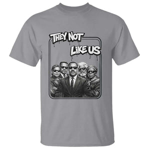 Vintage African American Heroes T Shirt They Not Like Us TS12 Sport Gray Print Your Wear