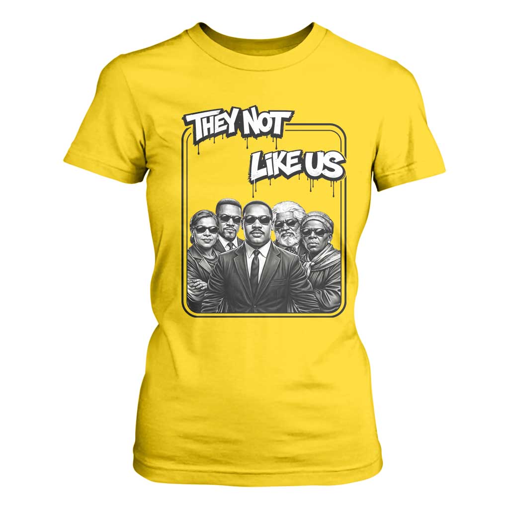 Vintage African American Heroes T Shirt For Women They Not Like Us TS12 Daisy Print Your Wear