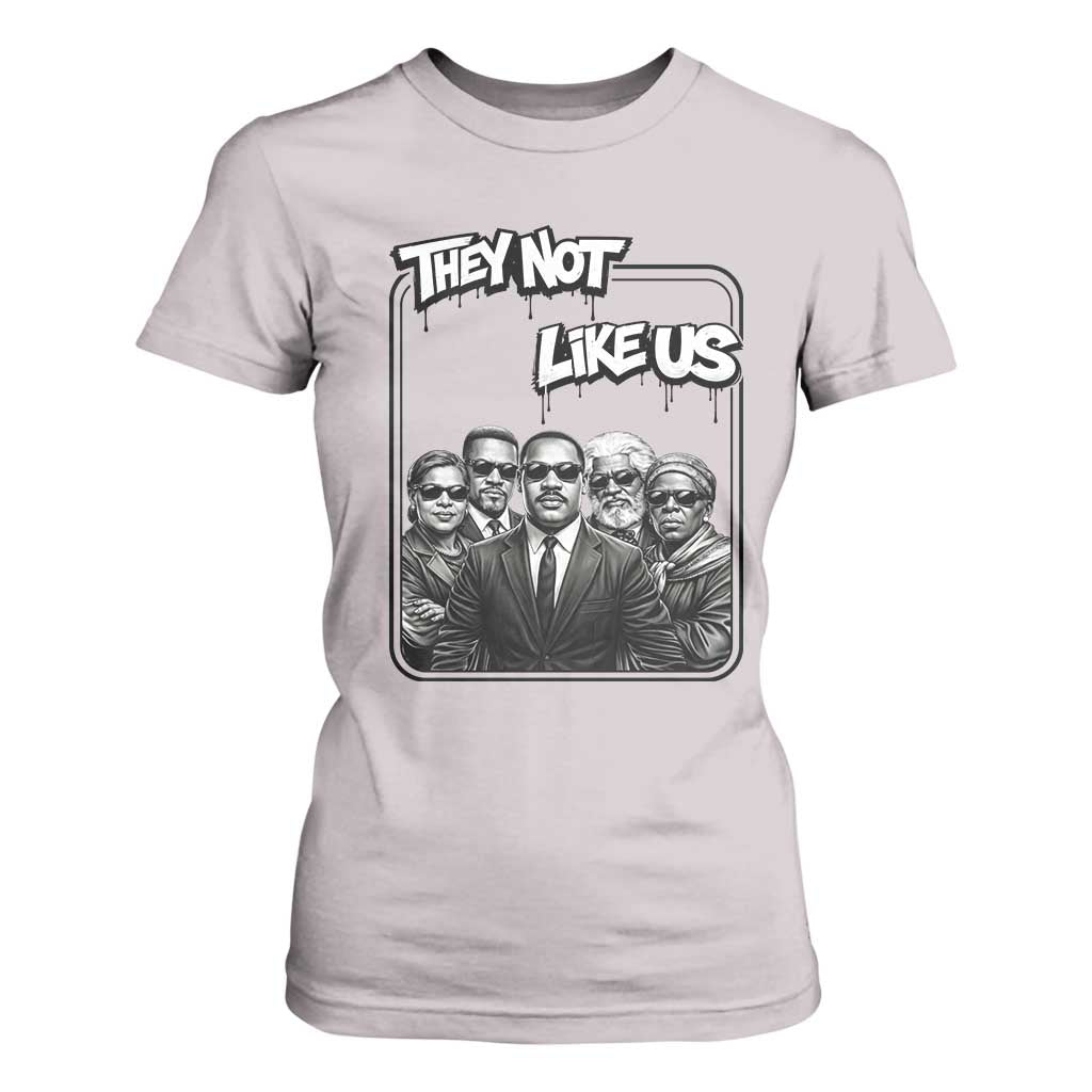 Vintage African American Heroes T Shirt For Women They Not Like Us TS12 Ice Gray Print Your Wear