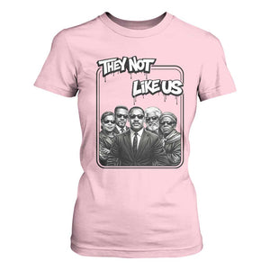 Vintage African American Heroes T Shirt For Women They Not Like Us TS12 Light Pink Print Your Wear