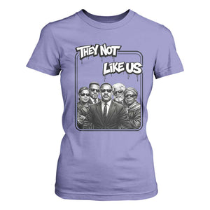Vintage African American Heroes T Shirt For Women They Not Like Us TS12 Violet Print Your Wear