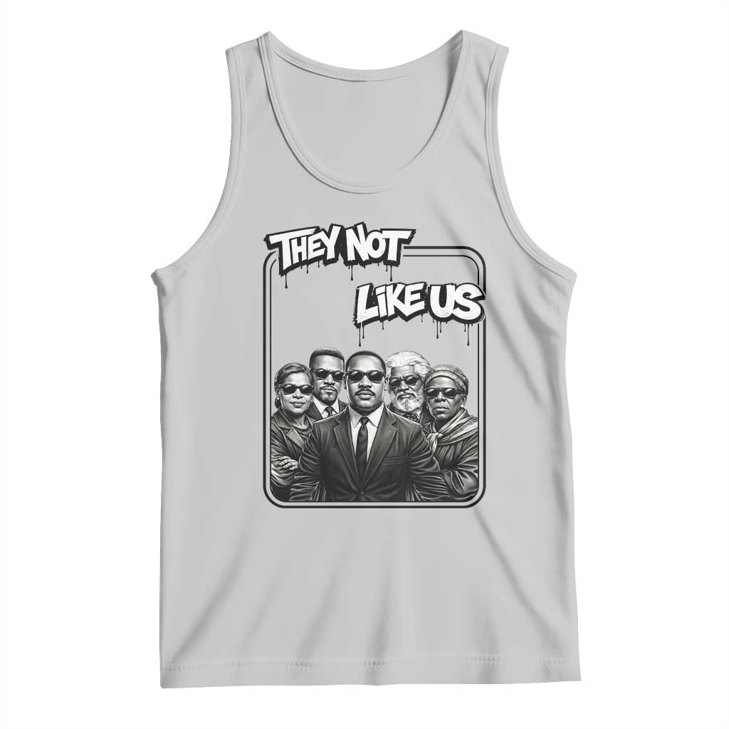 Vintage African American Heroes Tank Top They Not Like Us TS12 Ash Print Your Wear