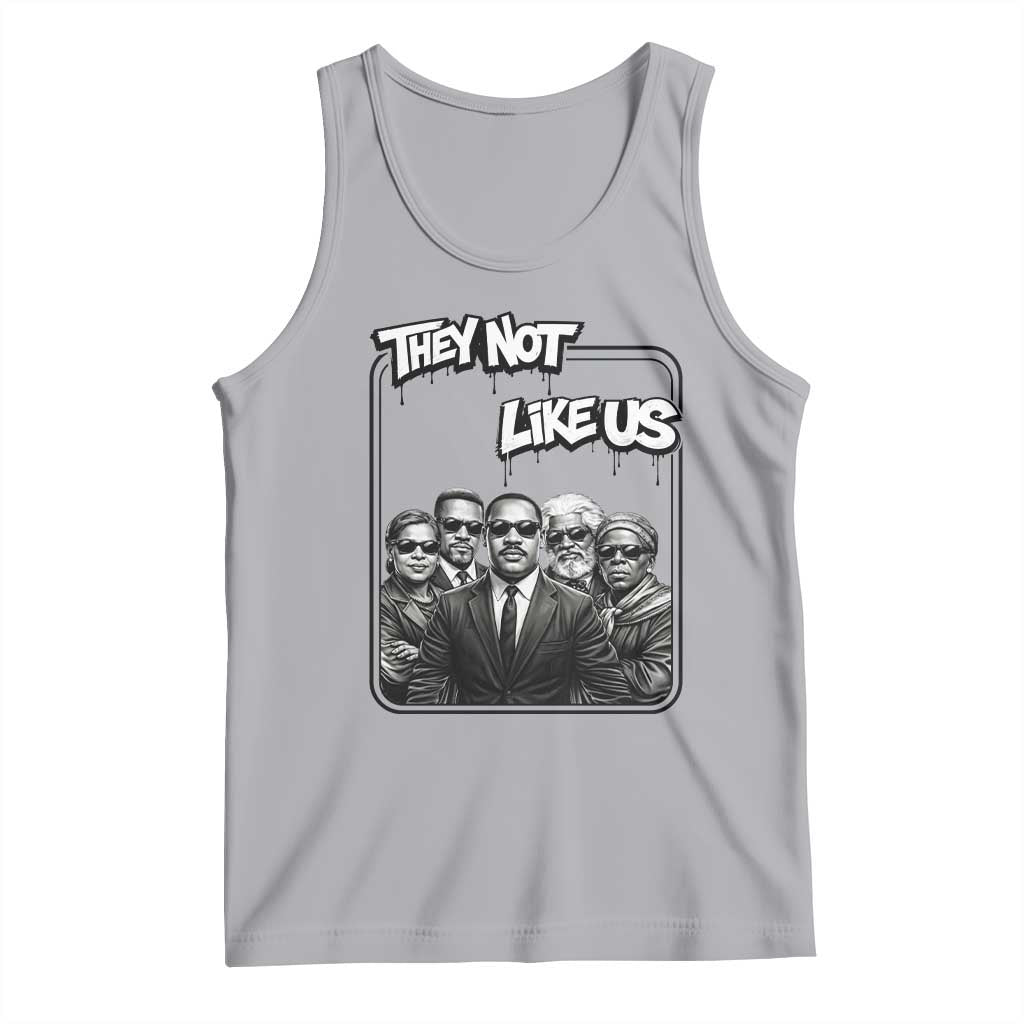 Vintage African American Heroes Tank Top They Not Like Us TS12 Athletic Heather Print Your Wear