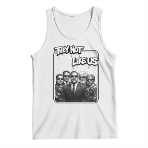 Vintage African American Heroes Tank Top They Not Like Us TS12 White Print Your Wear