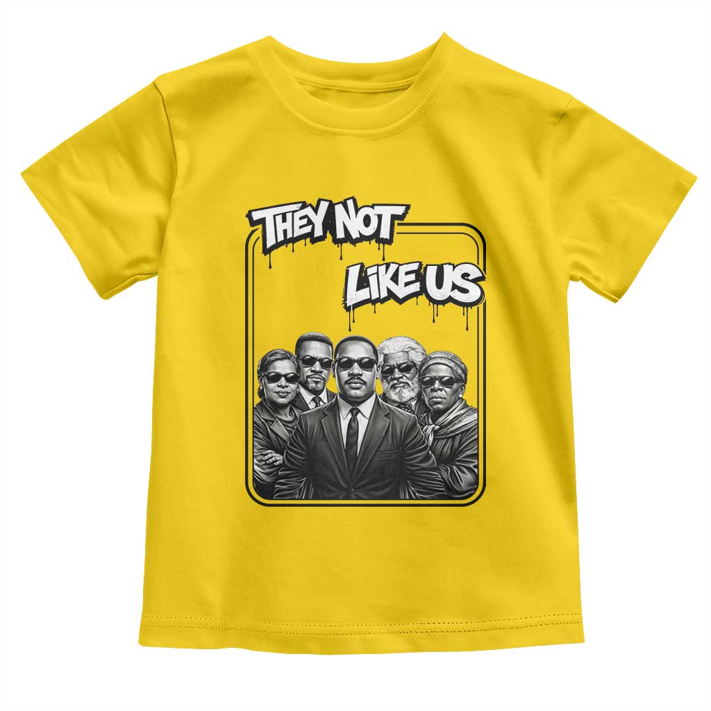 Vintage African American Heroes Toddler T Shirt They Not Like Us TS12 Daisy Print Your Wear