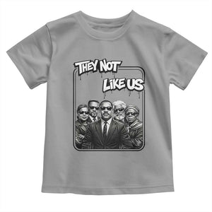 Vintage African American Heroes Toddler T Shirt They Not Like Us TS12 Sport Gray Print Your Wear
