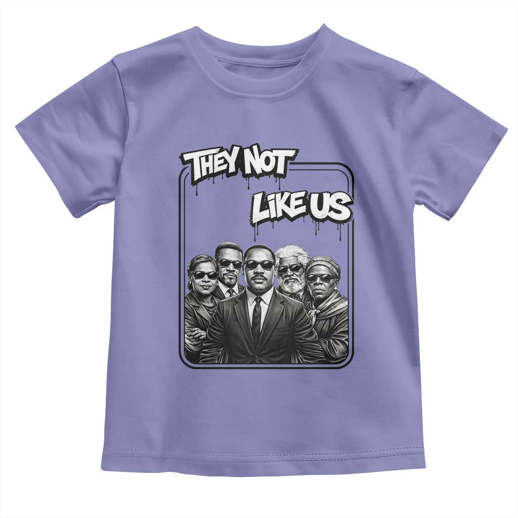 Vintage African American Heroes Toddler T Shirt They Not Like Us TS12 Violet Print Your Wear
