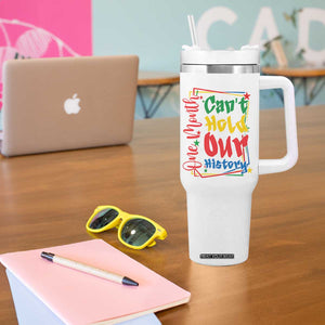 One Month Cannot Hold Our History Tumbler With Handle Black History Gift TS12 Print Your Wear