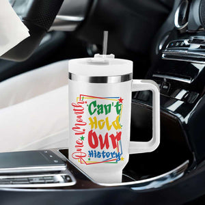 One Month Cannot Hold Our History Tumbler With Handle Black History Gift TS12 Print Your Wear
