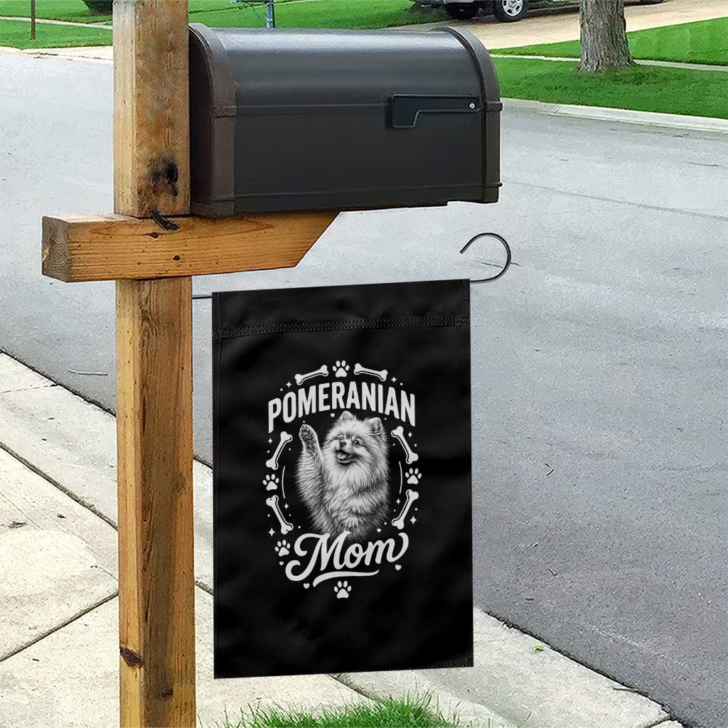 Vintage Pom Dog Mom Garden Flag Pomeranian Lover Gift TS12 Print Your Wear