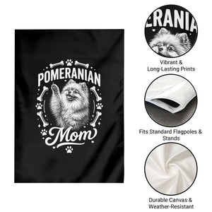 Vintage Pom Dog Mom Garden Flag Pomeranian Lover Gift TS12 Print Your Wear