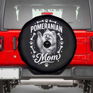 Vintage Pom Dog Mom Spare Tire Cover Pomeranian Lover Gift TS12 Black Print Your Wear