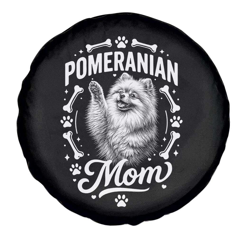 Vintage Pom Dog Mom Spare Tire Cover Pomeranian Lover Gift TS12 Print Your Wear