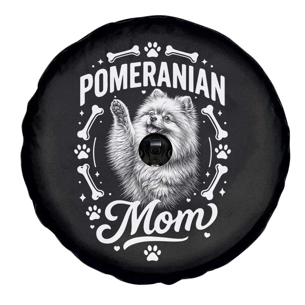 Vintage Pom Dog Mom Spare Tire Cover Pomeranian Lover Gift TS12 Print Your Wear
