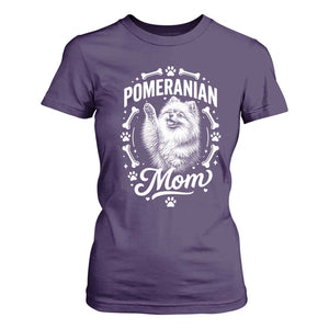 Vintage Pom Dog Mom T Shirt For Women Pomeranian Lover Gift TS12 Purple Print Your Wear