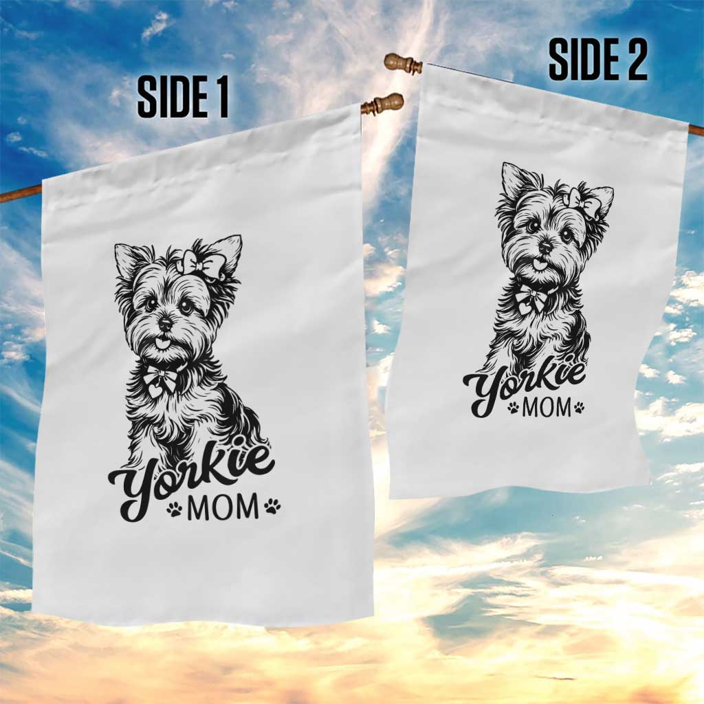 Yorkshire Terrier Mom Garden Flag Cute Yorkie Mama Puppy Gift TS12 Print Your Wear