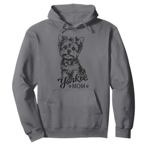 Yorkshire Terrier Mom Hoodie Cute Yorkie Mama Puppy Gift TS12 Charcoal Print Your Wear