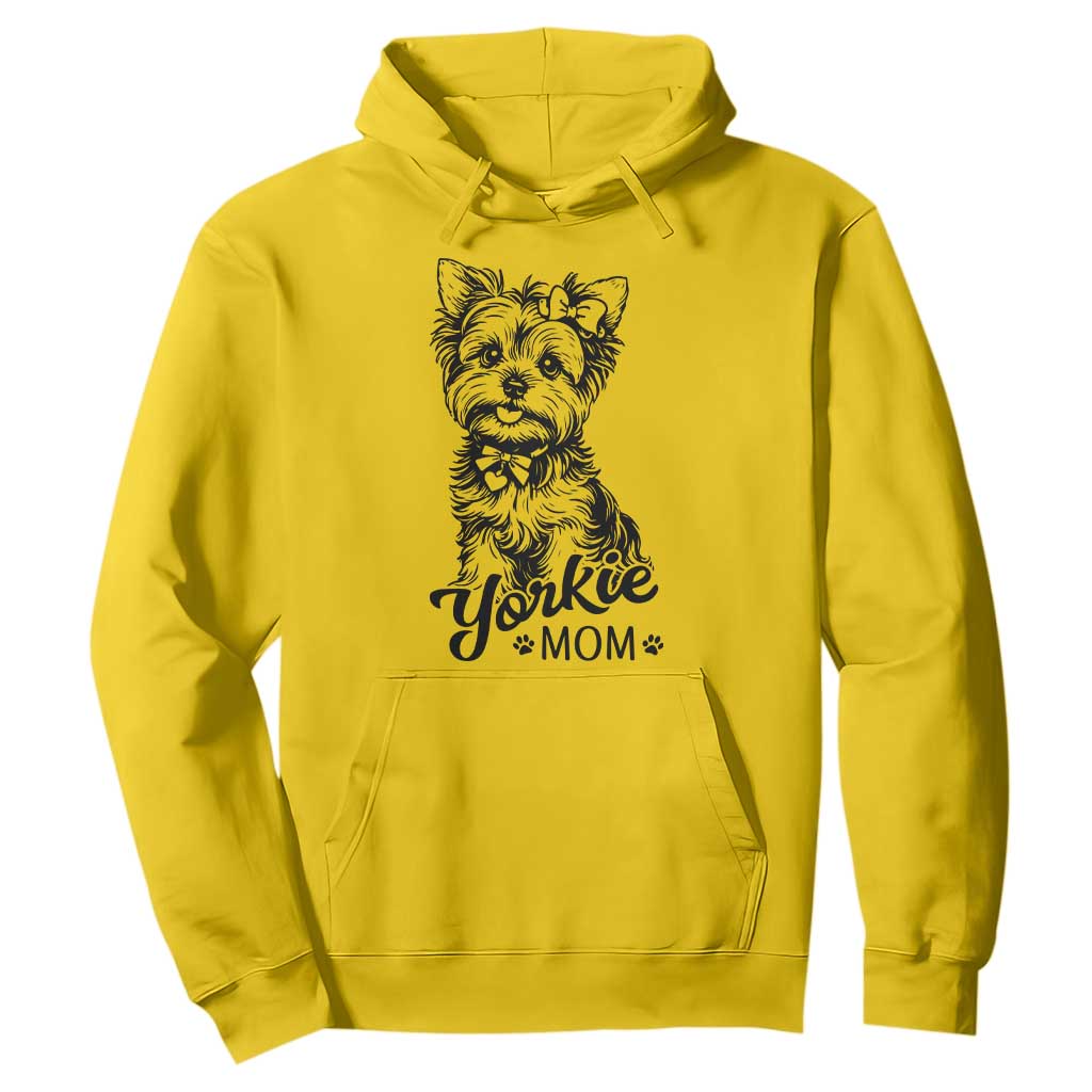 Yorkshire Terrier Mom Hoodie Cute Yorkie Mama Puppy Gift TS12 Daisy Print Your Wear