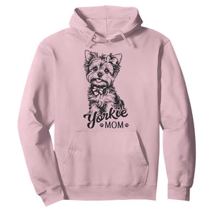 Yorkshire Terrier Mom Hoodie Cute Yorkie Mama Puppy Gift TS12 Light Pink Print Your Wear