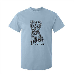 Yorkshire Terrier Mom T Shirt For Kid Cute Yorkie Mama Puppy Gift TS12 Light Blue Print Your Wear