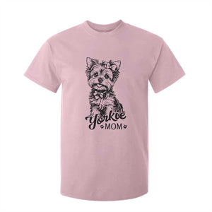 Yorkshire Terrier Mom T Shirt For Kid Cute Yorkie Mama Puppy Gift TS12 Light Pink Print Your Wear