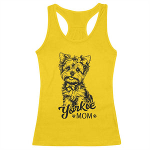 Yorkshire Terrier Mom Racerback Tank Top Cute Yorkie Mama Puppy Gift TS12 Daisy Print Your Wear