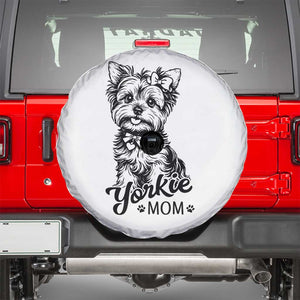 Yorkshire Terrier Mom Spare Tire Cover Cute Yorkie Mama Puppy Gift TS12 White Print Your Wear