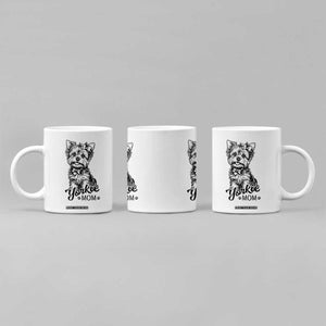 Yorkshire Terrier Mom Coffee Mug Cute Yorkie Mama Puppy Gift TS12 Print Your Wear
