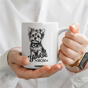 Yorkshire Terrier Mom Coffee Mug Cute Yorkie Mama Puppy Gift TS12 Print Your Wear