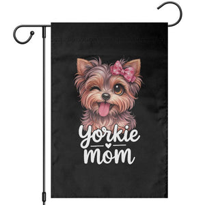 Yorkshire Terrier Dog Mom Garden Flag Cute Yorkie Puppy Gift TS12 Black Print Your Wear
