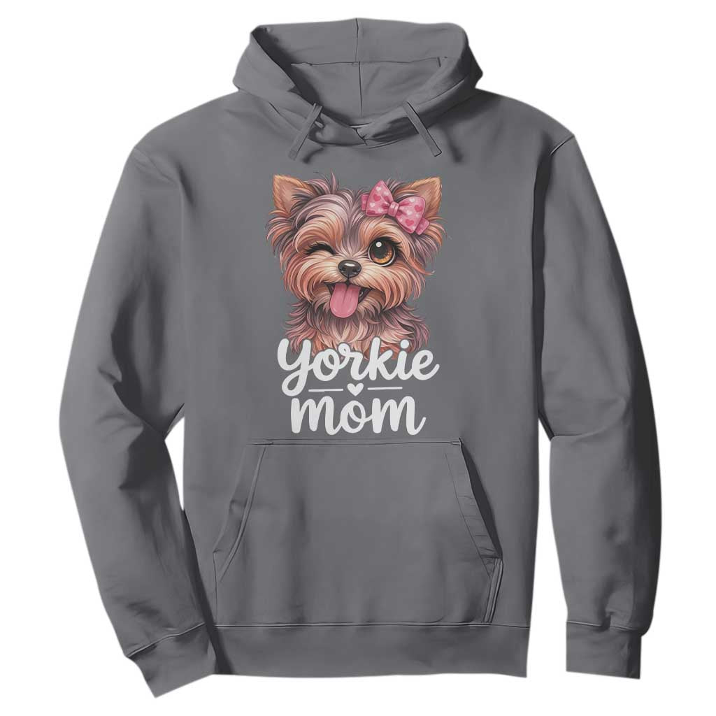 Yorkshire Terrier Dog Mom Hoodie Cute Yorkie Puppy Gift TS12 Charcoal Print Your Wear