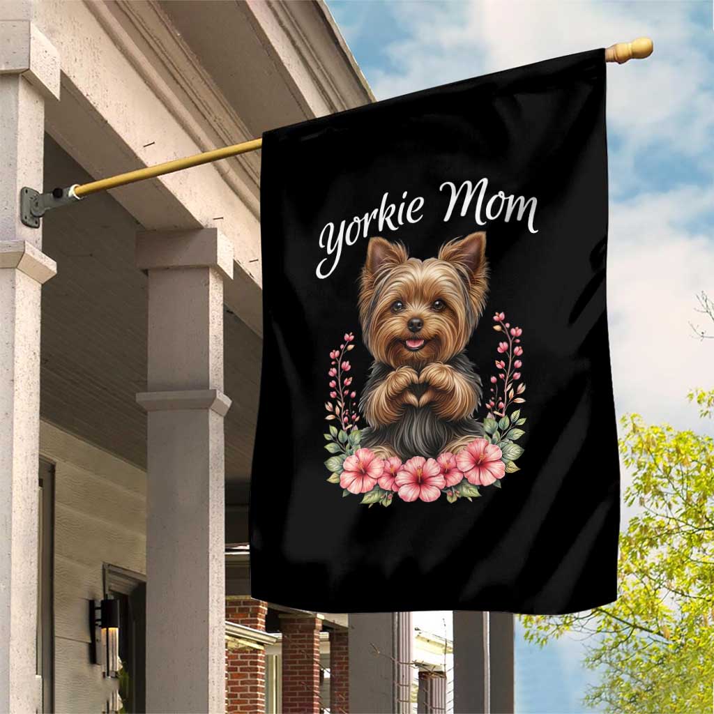 Cute Yorkie Mama Garden Flag Yorkshire Terrier Dog Lover TS12 Print Your Wear