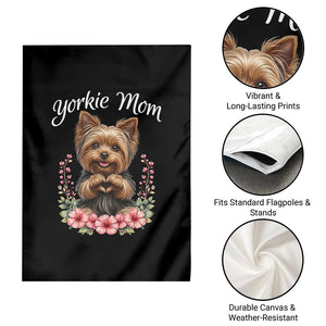 Cute Yorkie Mama Garden Flag Yorkshire Terrier Dog Lover TS12 Print Your Wear