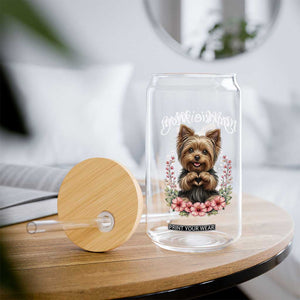 Cute Yorkie Mama Glass Can Yorkshire Terrier Dog Lover TS12 Print Your Wear