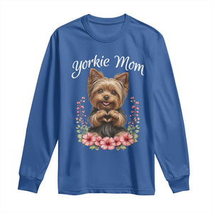 Cute Yorkie Mama Long Sleeve Shirt Yorkshire Terrier Dog Lover