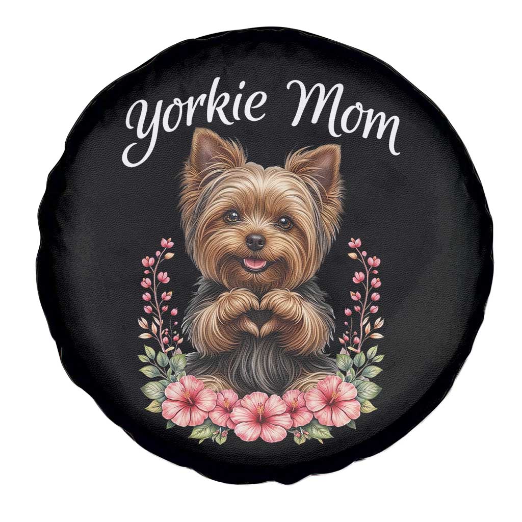 Cute Yorkie Mama Spare Tire Cover Yorkshire Terrier Dog Lover TS12 Print Your Wear