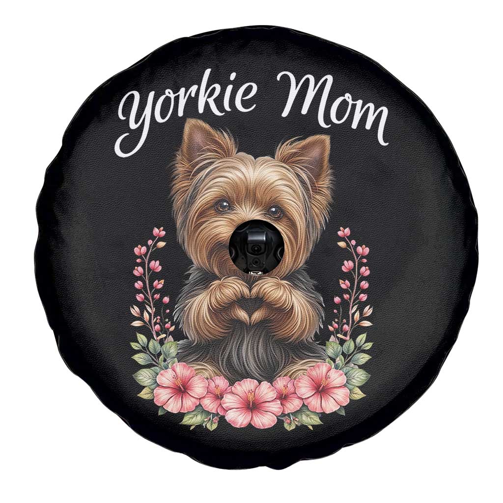 Cute Yorkie Mama Spare Tire Cover Yorkshire Terrier Dog Lover TS12 Print Your Wear