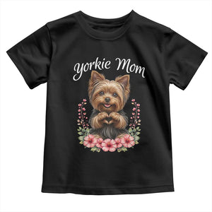 Cute Yorkie Mama Toddler T Shirt Yorkshire Terrier Dog Lover TS12 Black Print Your Wear