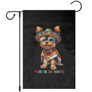 Yorkie De Mayo Garden Flag Cinco De Mayo Dog Lover TS12 Black Print Your Wear
