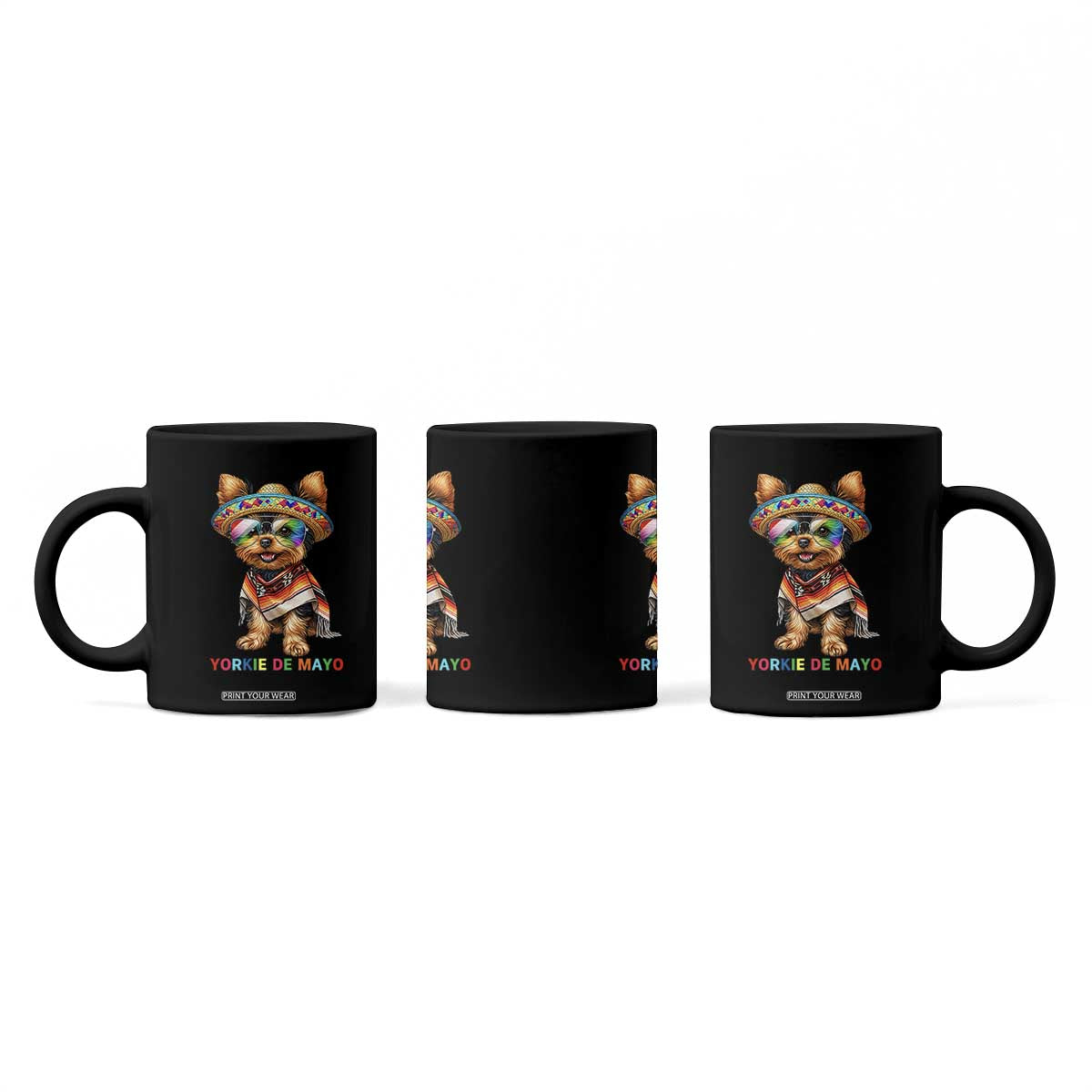 Yorkie De Mayo Coffee Mug Cinco De Mayo Dog Lover TS12 Print Your Wear