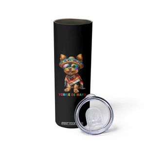 Yorkie De Mayo Skinny Tumbler Cinco De Mayo Dog Lover TS12 Print Your Wear