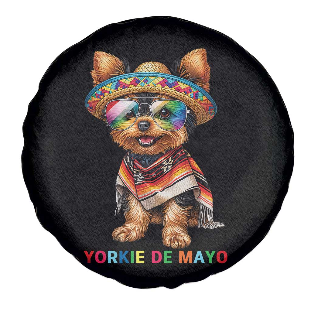 Yorkie De Mayo Spare Tire Cover Cinco De Mayo Dog Lover TS12 Print Your Wear
