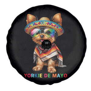 Yorkie De Mayo Spare Tire Cover Cinco De Mayo Dog Lover TS12 Print Your Wear