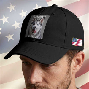Funny Siberian Husky Meme Baseball Cap My Name Is Stop That TS12 Print Your Wear