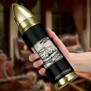 Vintage Japanese Ukiyoe Siberian Husky Bullet Tumbler Cute Sleeping Animal Gift TS12 Print Your Wear