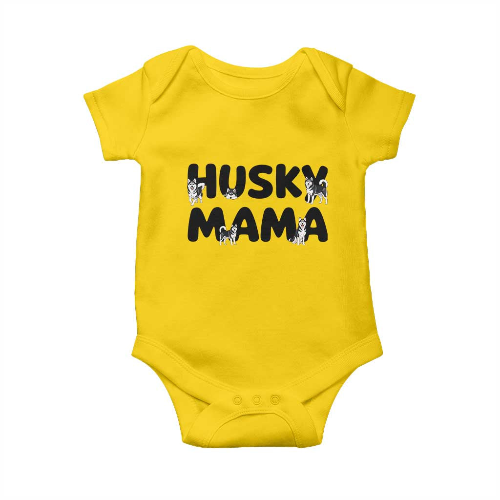 Proud Husky Mama Baby Onesie Siberian Husky Mothers Day Gift TS12 Daisy Print Your Wear