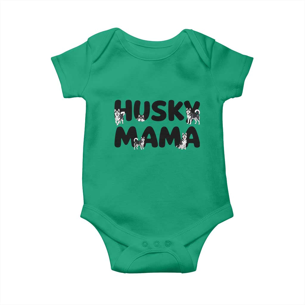 Proud Husky Mama Baby Onesie Siberian Husky Mothers Day Gift TS12 Irish Green Print Your Wear